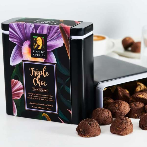 Byron Bay Cookie Gift Tin - Triple Choc
