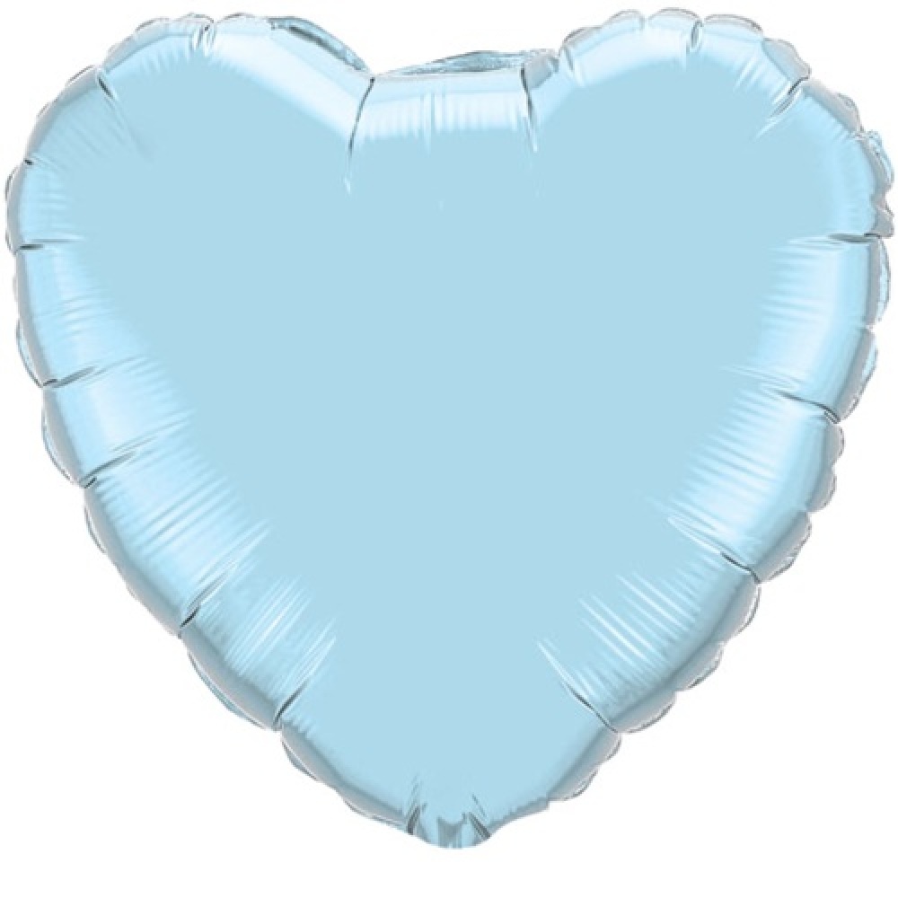 Blue Foil Heart Balloon