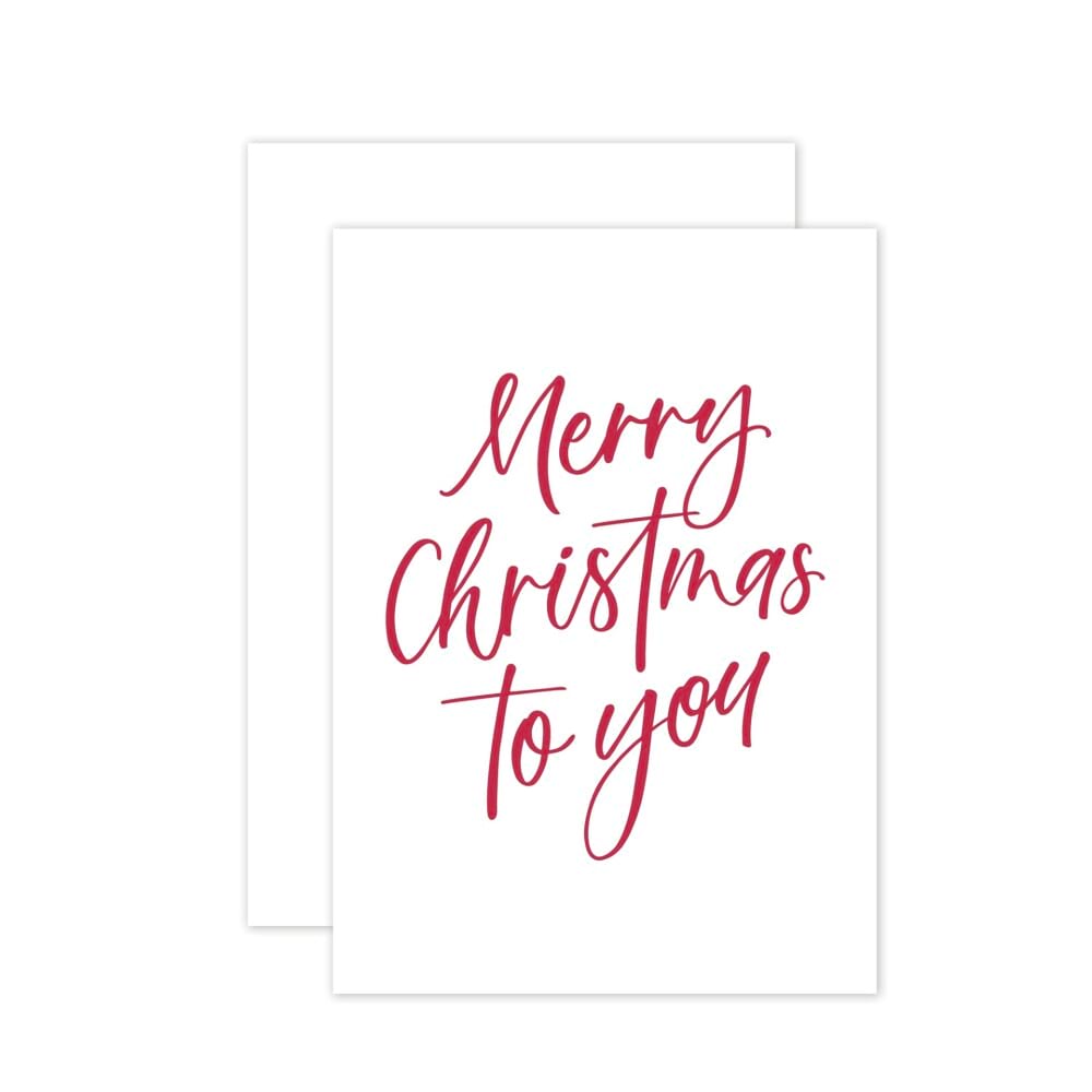 Merry Christmas to You