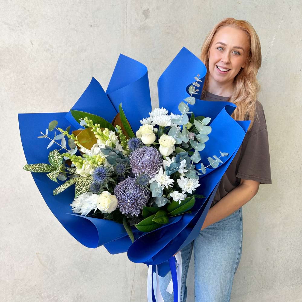 Graduation Bouquet Blue