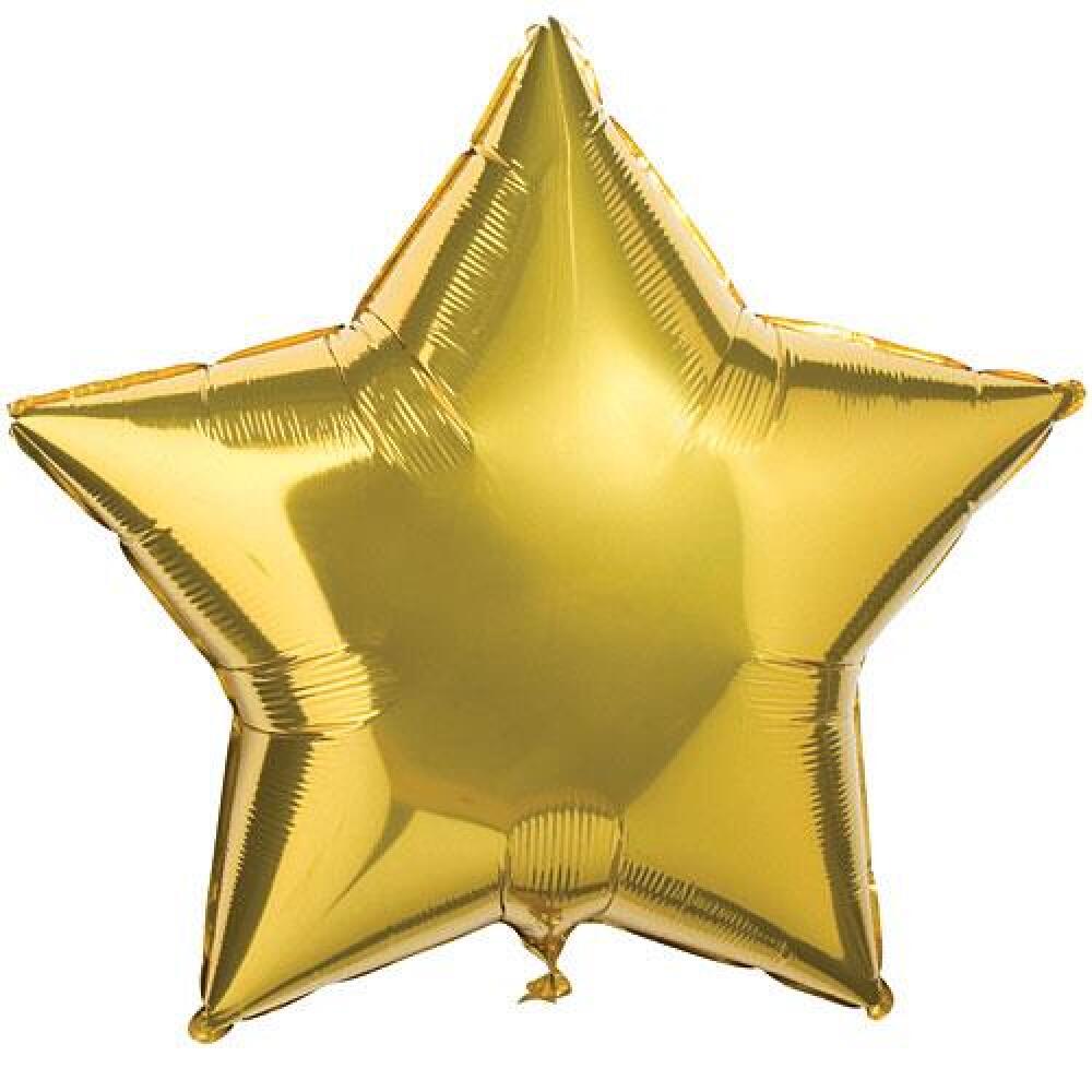 Gold Star Balloon