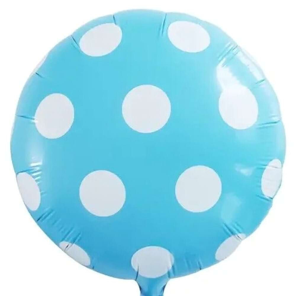 Baby Blue Polkadot Balloon