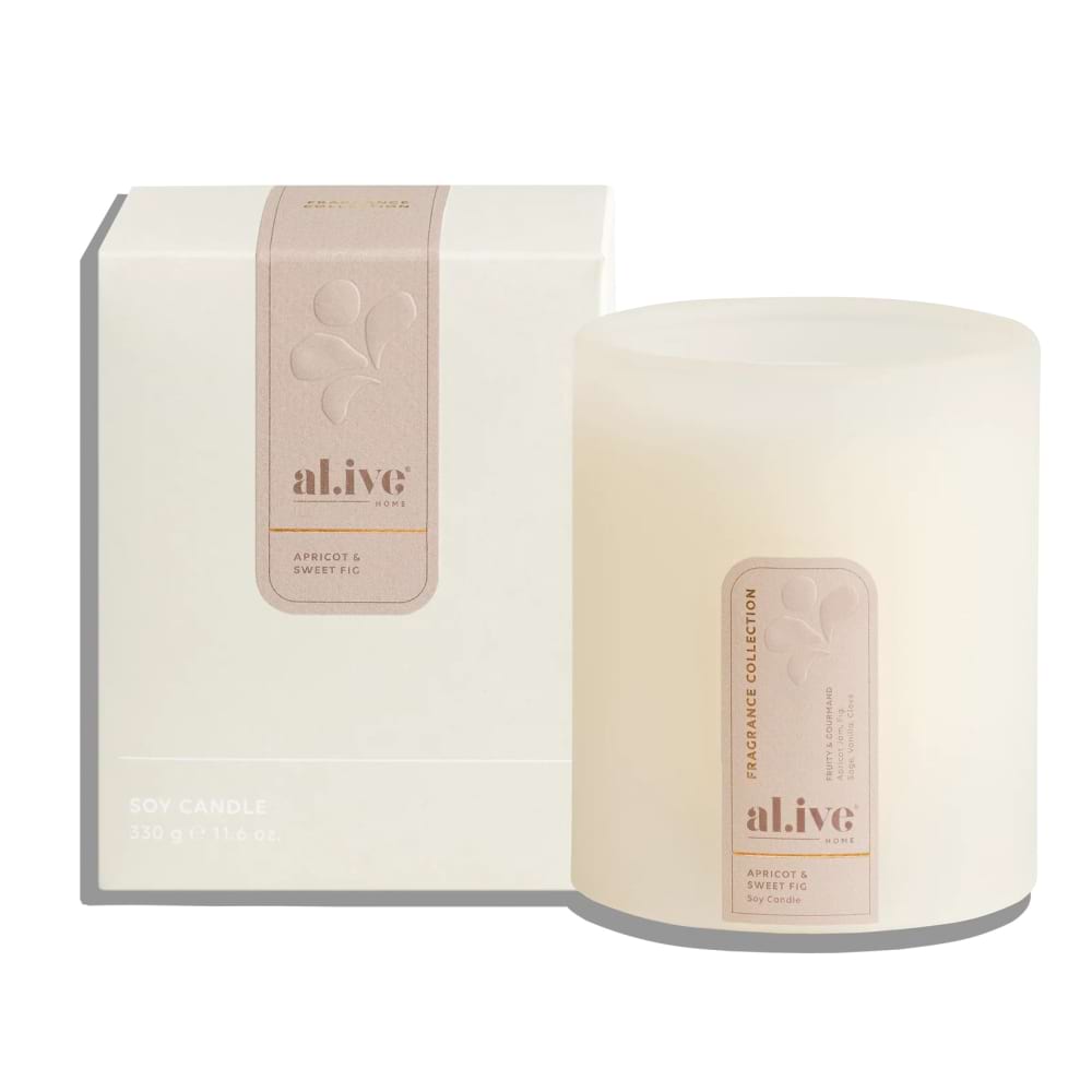 Al.ive Apricot & Sweet Fig Luxury Candle